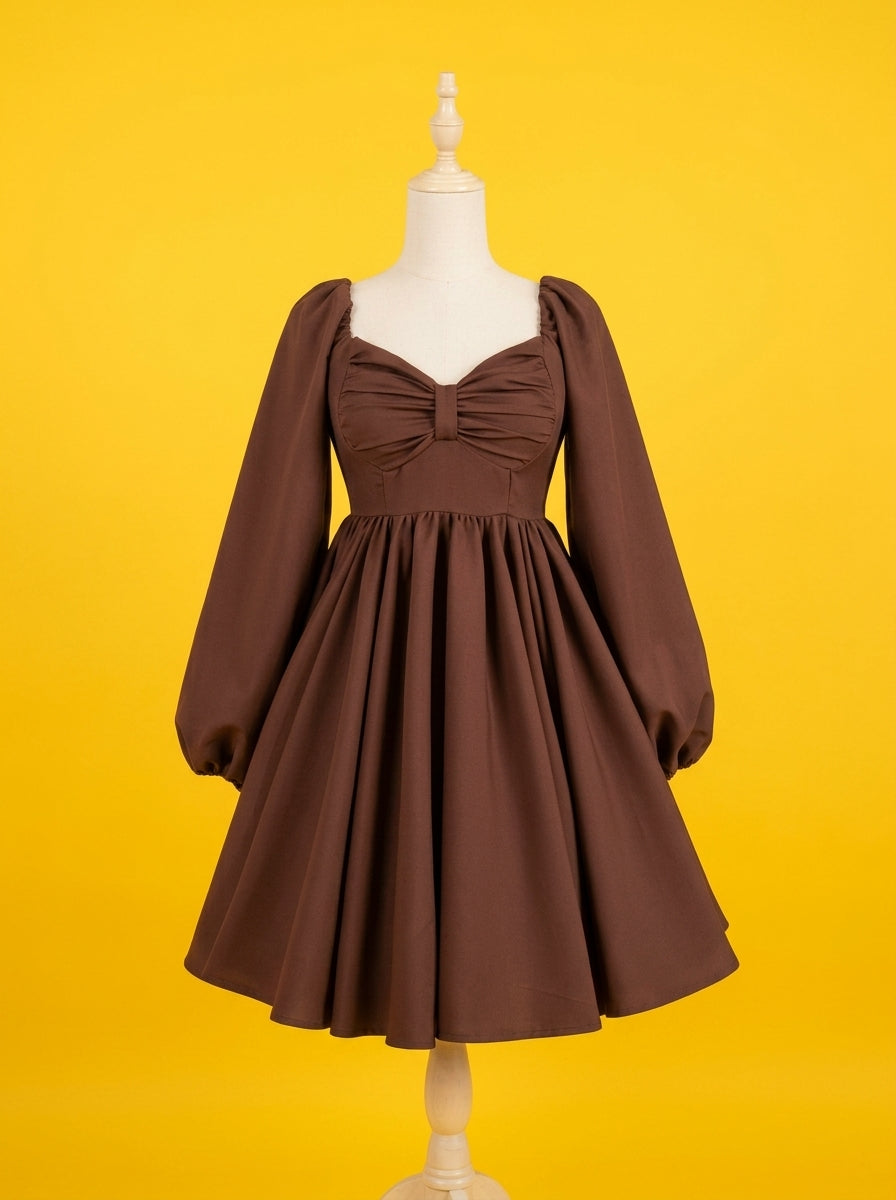 Bow Pleated Frock
