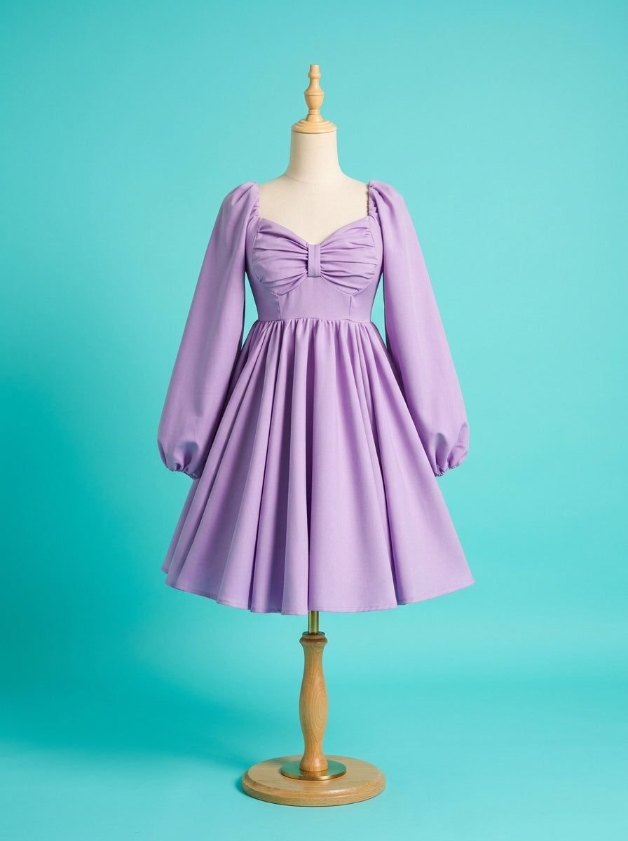 Bow Pleated Frock