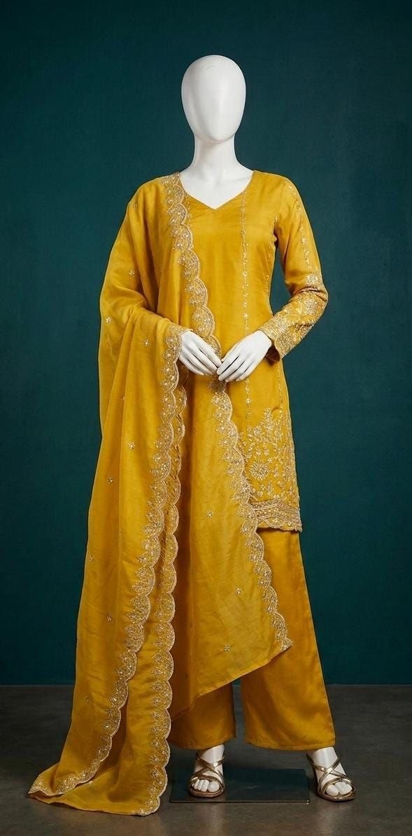 Sunlit Zari Elegance Suit Set