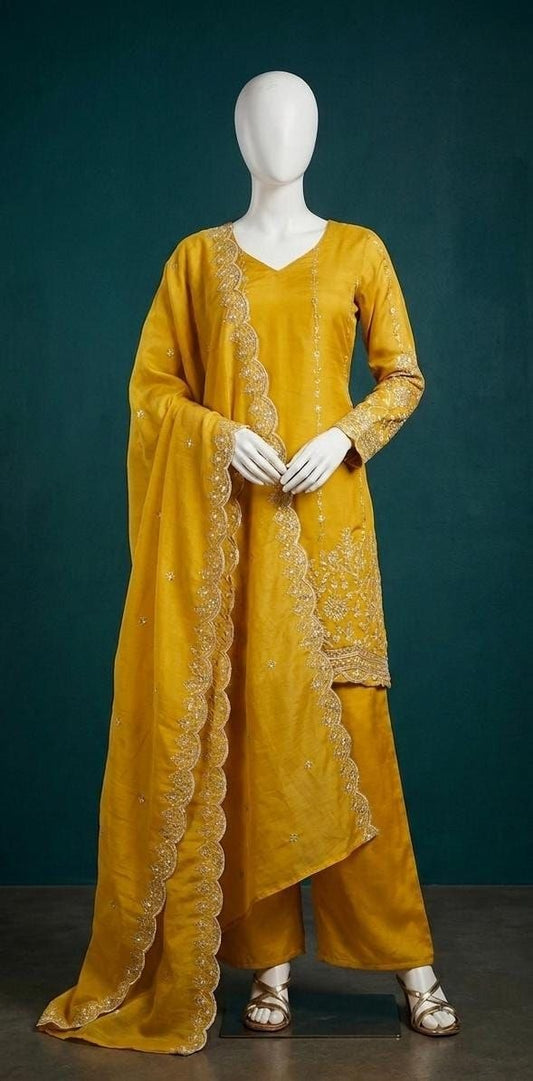 Sunlit Zari Elegance Suit Set