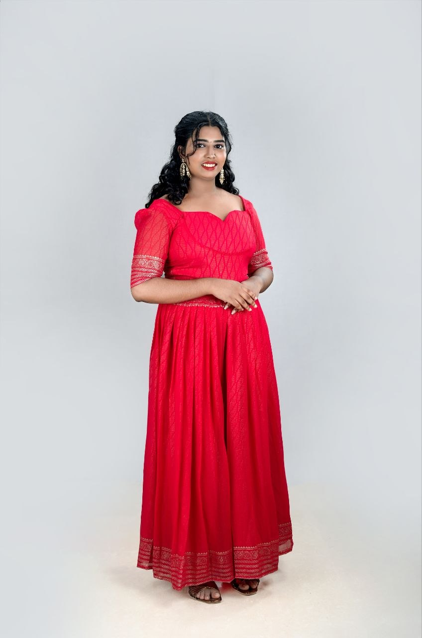 Crimson Royale patt pavada